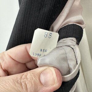 vintage 80s PAGANO WEST jacket blazer sport coat western cowboy arrow black 46R